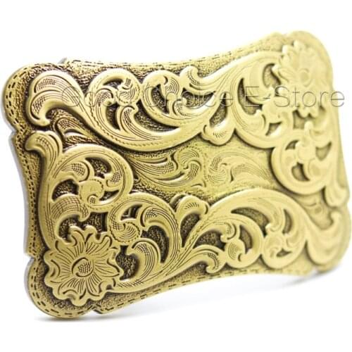 High Quality Antique Finish Retro Mens 100% Solid Brass Copper Metal Belt Buckle for Men,Vintage