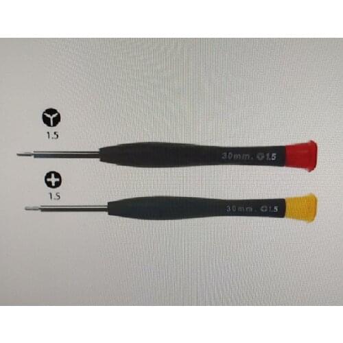 50pairs for ns switch joy-controller game console repair part opening tool set Y1.5 +1.5 screwdriver