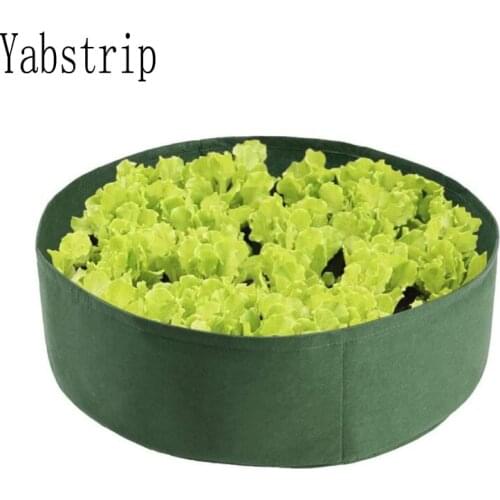 NEW Garden Bed Round Planting Container Grow Bags Breathable Felt Fabric Planter Pot For jardin Vertical Plants Nursery Pot