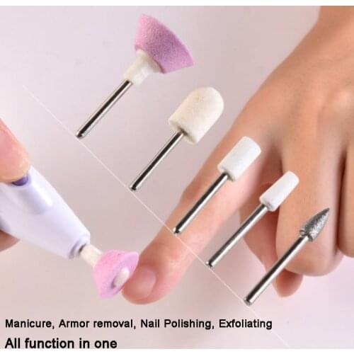 Portable Electric Nail Drill Machine Kit Manicure Drill Nail Art Pen File Nail Tools Grinding Burnishing Polisher Pedicure Kit