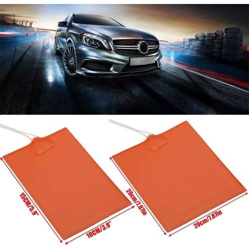 12V 15W Silicone Heater Pad For 3D Printer Heated Car Fuel Tank Heating Mat Ngine Silicone Pad Warming Accessories