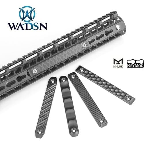WADSN Tactical RS Rail Cover for M-lok Keymod Hunting Rifle Handguard MLOK Rail Mount Long Short Version Scope Accessories