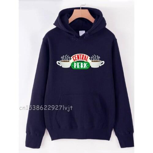 Girls Women Hoodies friends tv show white hoodie Women woman female fleece Hoodies central perk Cafe couple Clothes