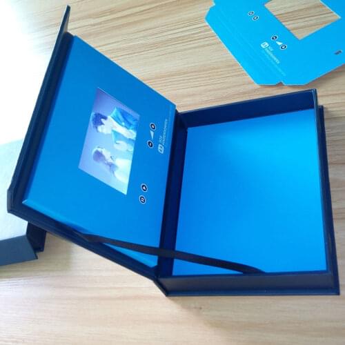 LCD Video Greeting Box Card sample order random style depend on our inventory new listing