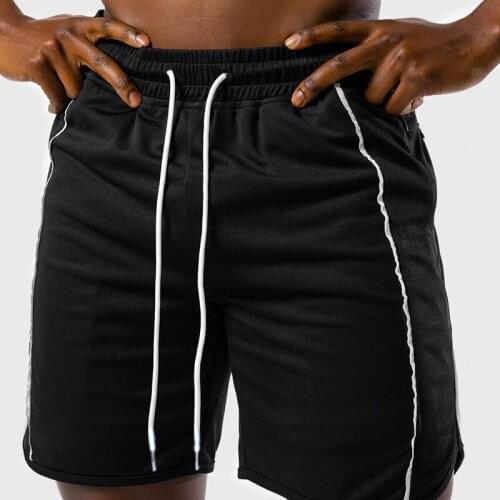 2020 Summer Mens Fitness Fashion Casual Sports Jogger Shorts Running Breathable Quick-drying Beach Pants Men -40