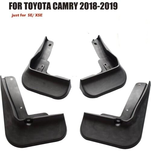 4PCS Car Sport Accessories Plastics Material Mud Flaps Splash Guards Fenders Mudguard YC101020
