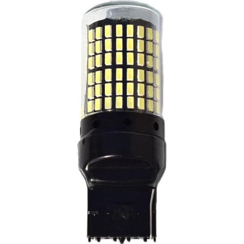 7440 Bulb No Error Free T20 W21W LED Bulbs Car Brake Reverse Light Lamp Turn Signal White Red Yellow 144smd