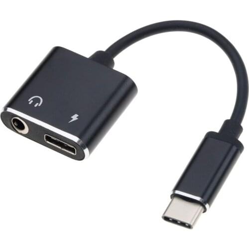 Type C To 3.5mm Earphone Jack Adapter For Huawei P20/Mate 10/Pro Aux Audio Headphone Charger Cable USB-C Converter