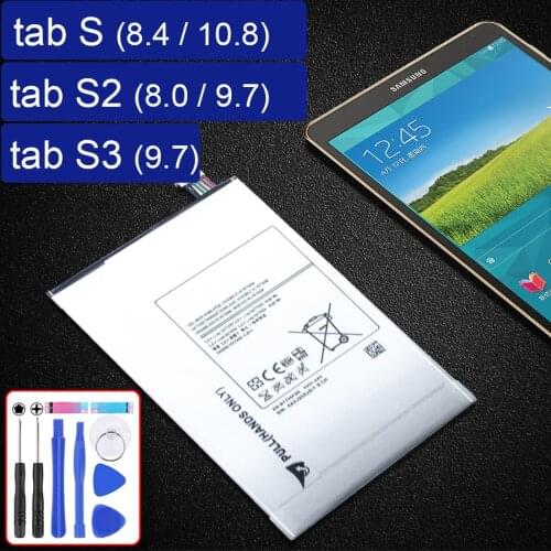 Tablet Battery For Samsung GALAXY Tab S 8.4 10.5/ S2 8.0 9.7/ S3 9.7 SM T700 T705 T800 T710 T715 T810 T815 T820 T825 EB-BT705FBE