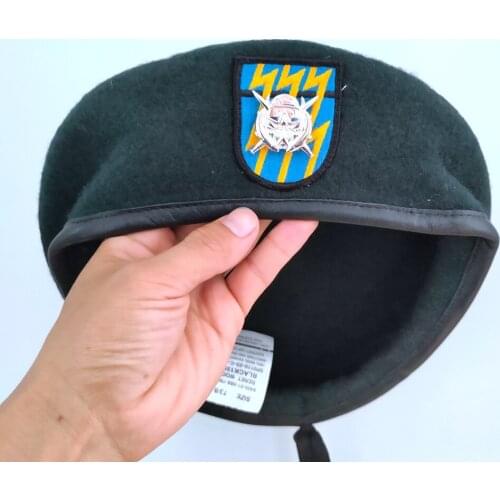 US Army 12th Special Forces Group Wool Green Beret Special Forces Scuba Combat Operations Diver Military Hat 1961~1994