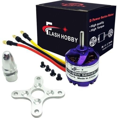 Flashhobby D2830 1300KV 1000KV 850KV 750KV Brushless Motor for RC Model FPV Airplane Fixed -Wing Drones