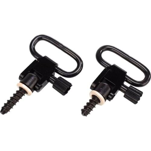 Quick Detach Sling Swivels Stud 1'' Hunt Accessories Kit For Gun Rifle Hunting W/Screws Sling Mount 2Pcs