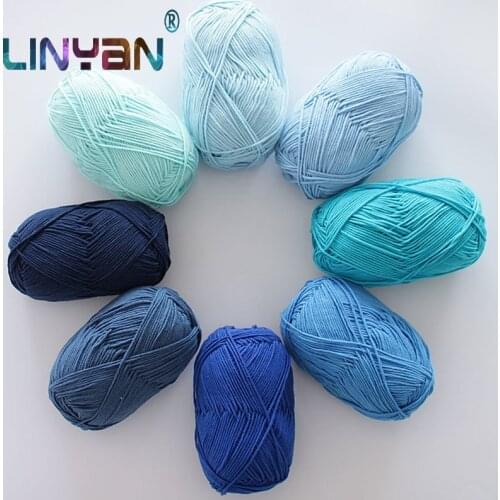 100g Baby coarse line Milk cotton yarn Baby wool yarn for knitting Children hand knitted yarn Knit Blanket thread Crochet ZL7