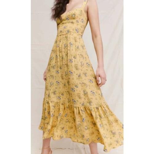 Желтые летние платья DUISNENA China At AliExpress