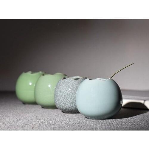 1pc Longquan Celadon Porcelain Water bowl Grinding The Ink And Toning Calligraphy tools