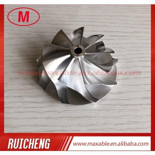 K16 51.03/61.98mm 9+0 blades high performance turbo aluminum 2618/milling/billet compressor wheel for turbo