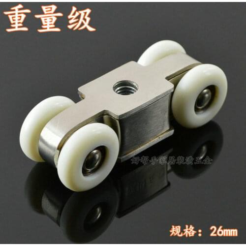 Quality stainless steel wood door hanging wheel pulley sliding door pulley sliding door flapdoor wheel pulley