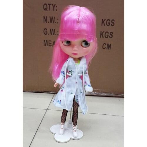 30CM Hight Blyth Doll With 10 Colors to Choose Cheaper Doll 2 styles Clothes Collection Doll Suitable DIY For Dress Gift Girl