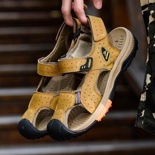 Non Slip Slippers Outdoor Slippers Slipper Rubber Sole Beach Black Half Men Sandals Zapatillas De Verano Hombre