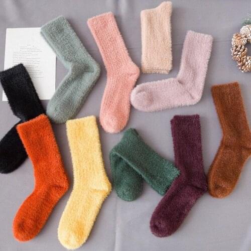 New Clearance Sales Women Long Socks Cotton Knitted Warm Underwear Autumn Winter Thicken Female Girls Long Socks Lingerie