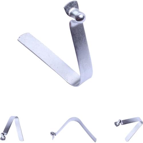 Wholesale 65mn Spring button clip, u ball spring clip, metal clamps for pipes