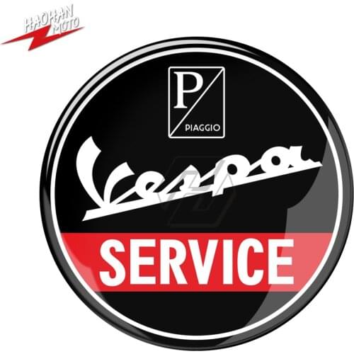 For Piaggio Vespa Service Sprint GTS GTV LX PX PRIMAVERA 50 125 150 200 250 300 Super Sport Motorcycle 3D Sticker
