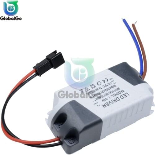 3X1W 3*1W Electronic LED Strip Driver Transformer Simple AC Driver Adapter 85V-265V to DC 3V-14V 300mA LED Power Supply 1W-3W