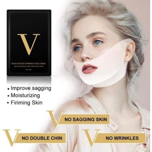 4D Double Toning slim Chin Tightening Care, Lifting mask, V-shaped wrinkle trimmer, fine bandage, skin care