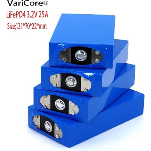 3.2V 25Ah battery pack LiFePO4 phosphate 25000mAh Motorcycle Electric Car motor batteries modification