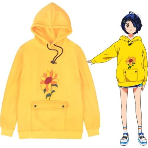 Anime Wonder Egg Priority Ooto Ai Cosplay Costumes Sweatshirt Hoodie Jacket Coat Pullover