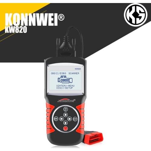 KONNWEI KW820 Automotive Scanner Multi-languages OBDII EOBD Diagnostic Tool Car Errors Code Reader Diagnostic Scanner in Spanish