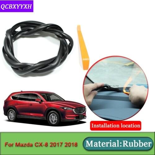 Car-styling For Mazda CX-8 2017 2018 Anti-Noise Soundproof Dustproof Car Dashboard Windshield Sealing Strips Auto Accessories
