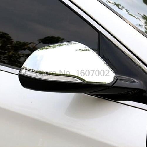 For Hyundai Sonata 2015 2016 Car Exterior Side Rearview Mirror Cover Protectors Molding Trim Auto Accessories