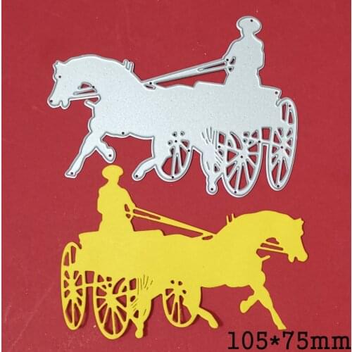 British noble carriage Metal Cutting Dies Stencils For DIY Scrapbook Card Decorative Embossing Die 2021 New craft Die Template