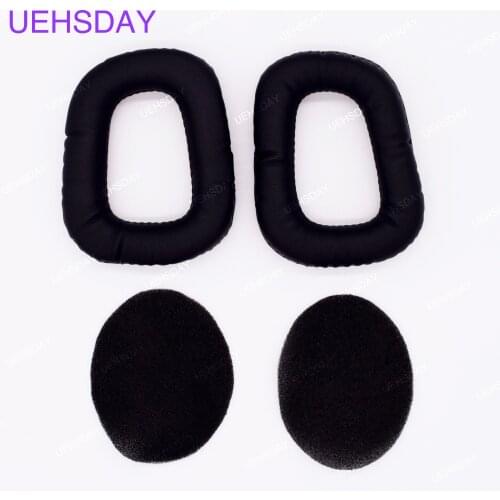 Black Replacement Headphone Ear Pads Cushion Earpad for Logitech Wireless Gaming Headset G930 G35 G430 F450