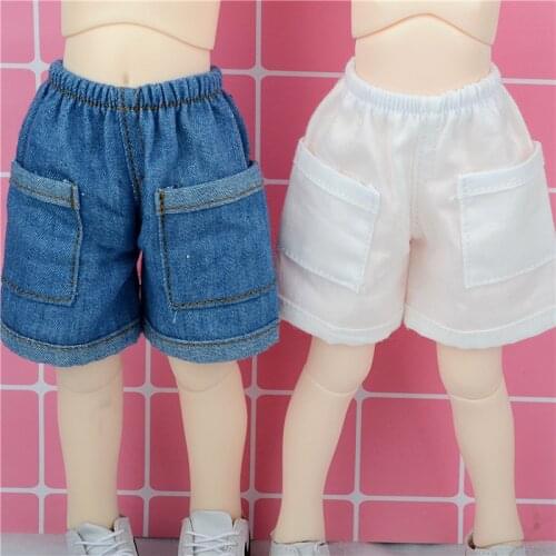 New 30cm doll clothes basic shorts for 1/6BJD baby clothes denim shorts yosd doll pants clothing accessories