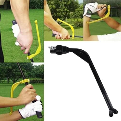Golf Swing Trainer Practice Guide Beginner Alignment Golf Clubs Gesture Correct Wrist Training Aids Tools Golf Accessories