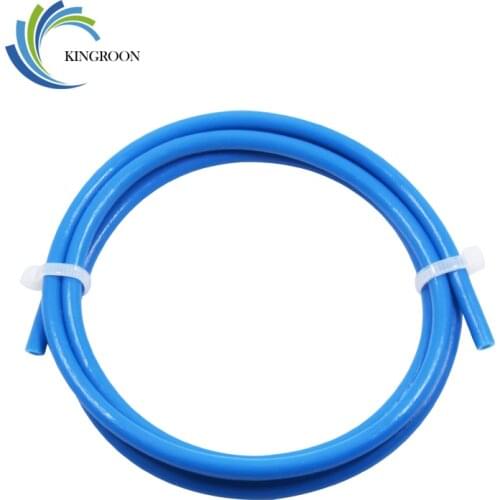 KINGROON 1 Meter Blue PTFE Tube PiPe 3D Printer Parts 2mm*4mm Tube For RepRap J-head Hotend Bowden Extruder 1.75mm 2