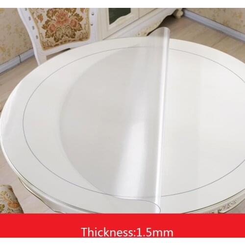 Tafellaken Plastico Mariage Tafel Kleed Mantel Redondo Round Toalha De Mesa Tablecloth PVC Manteles Nappe Table Cloth