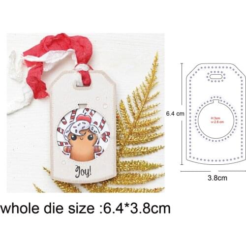 Tags frame labels Metal Cutting Die Stencil for DIY Embossing Paper Photo Album Cards Making Scrapbooking Dies Cut Mold