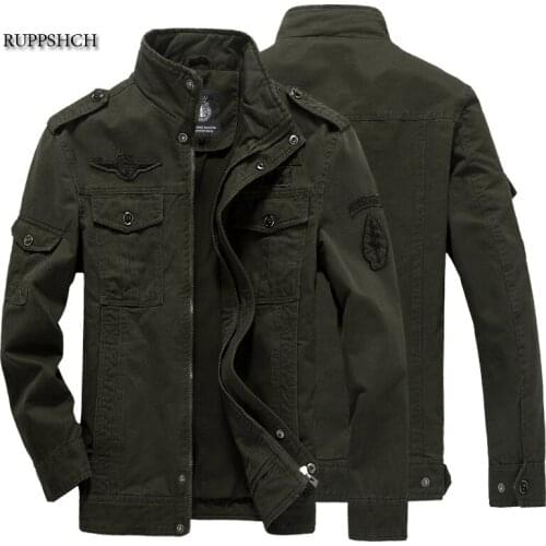 Winter Jacket Men Casual Cotton Fleece Bomber Jacket Military Uniform Men Fashion Baseball Hip-Hop Street Fit Warm Jacket