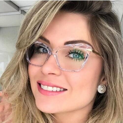 2020 New Designer Woman Glasses Optical Frames Metal Butterfly shape Glasses Frame Clear lens Eyeware Eye Glass