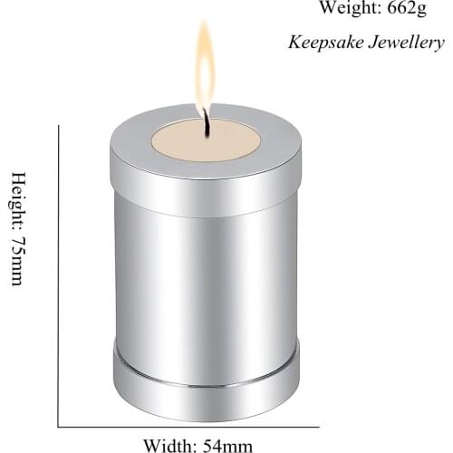 Newest!!! Cremation Urns for Human Ashes Holder Pet Urn Funeral Casket Blank/ Engravable Memorial Candlestick Keepsake Jewelery
