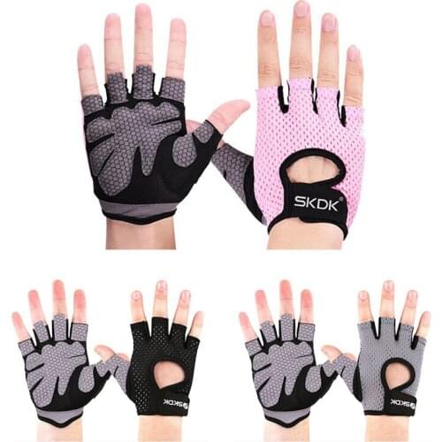 Cycling Gloves Men Women MTB Half Finger Gloves Training Anti-slip Shock-absorbing Gel Pad Breathable Sporting Gloves