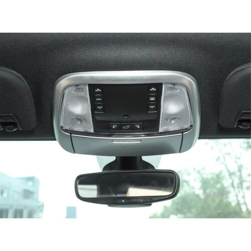 Front Reading Light Lamp Decorative Cover Trim Sticker for Jeep Grand Cherokee 2011+ Stylish Car Accessories Interior Decoration