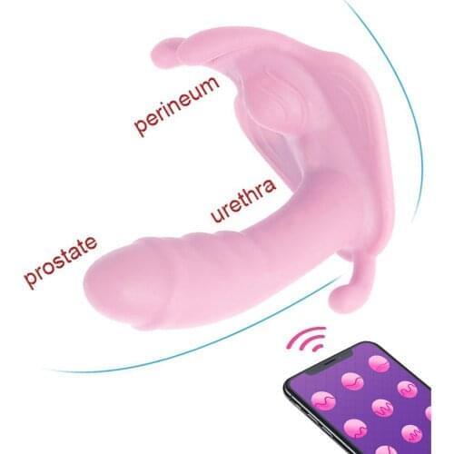 Butterfly Wearable Vibrator APP Remote Control G Spot Clitoris Stimulator Vibrating Panties Orgasm Adults Sex Products for Women