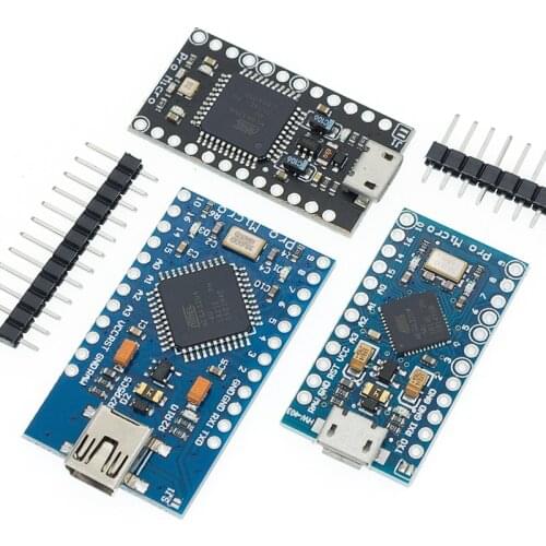 Pro Micro ATMEGA32U4 5V/16MHZ module With the bootloader for arduino MINI USB/Micro USB with 2 row pin header for arduino