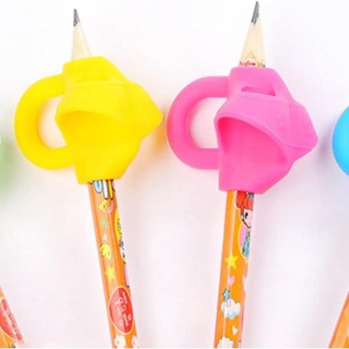 Pencil Grips For Kids Handwriting Writing Aid Grip Children For School Supplies Writing For Preschoolers Silicone Ergonomic H2K9