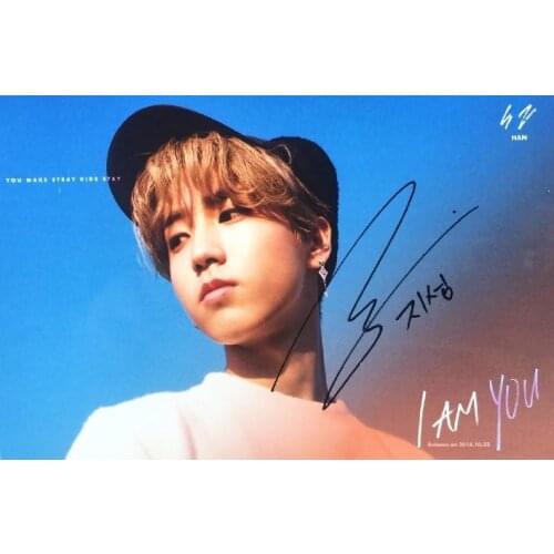 Hand signed Stray Kids HAN autographed photo I AM YOU K-POP 5*7 collection 102018A