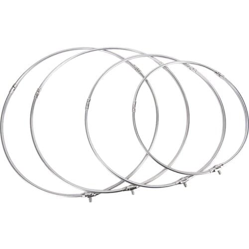 35/40/45/50cm Sizes Fishing Net Head Stainless Steel Fishing Folding Net Brail Head Round Dipnet Tackle Accessory HOT